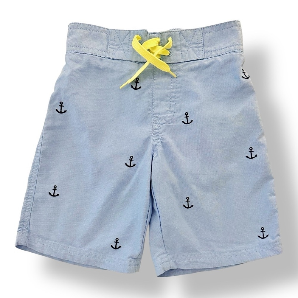 Janie & Jack | Embroidered Anchor Swim Trunks (4 yrs) ⚓️